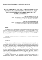 Particularităţile dovedirii existenţei semnelor legitimei apărări împotriva atacului săvârşit de o persoană iresponsabilă, în legislaţia Republicii Moldova